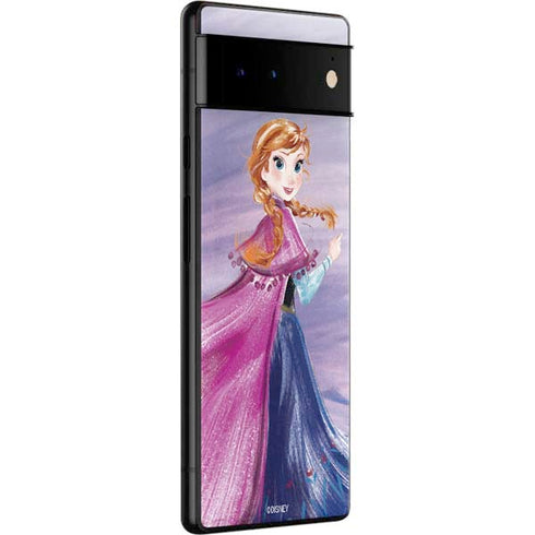 Disney Frozen Anna Sketch Art Google Pixel 6 Pro Skin